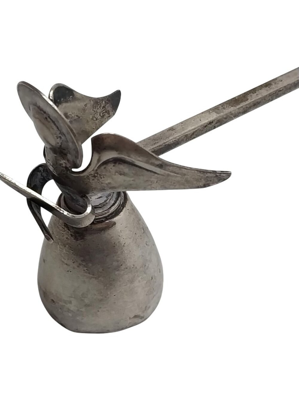 Napier Angel Candle Snuffer Silver With Twisted Handle Christmas